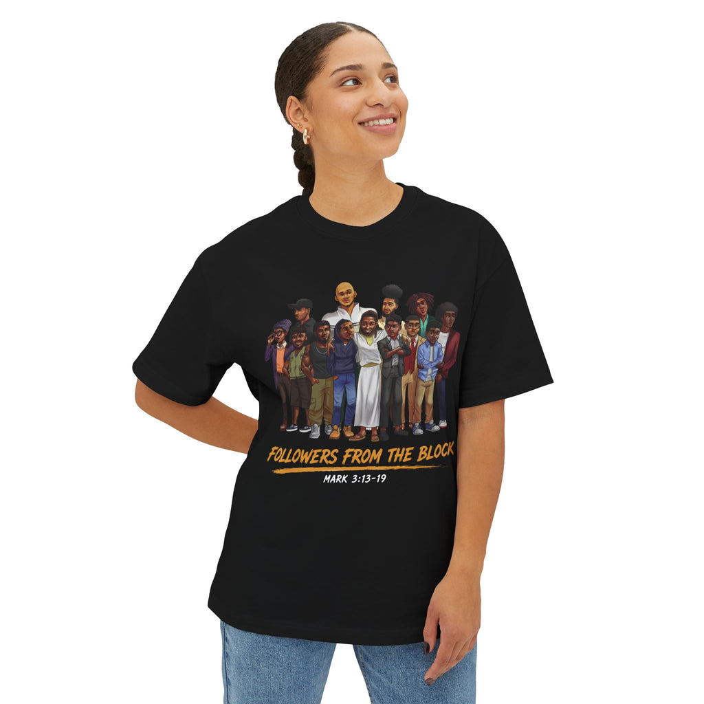 Followers From The Block Boxy T-Shirt | Jesus and Disciples, Mark 3:13-19