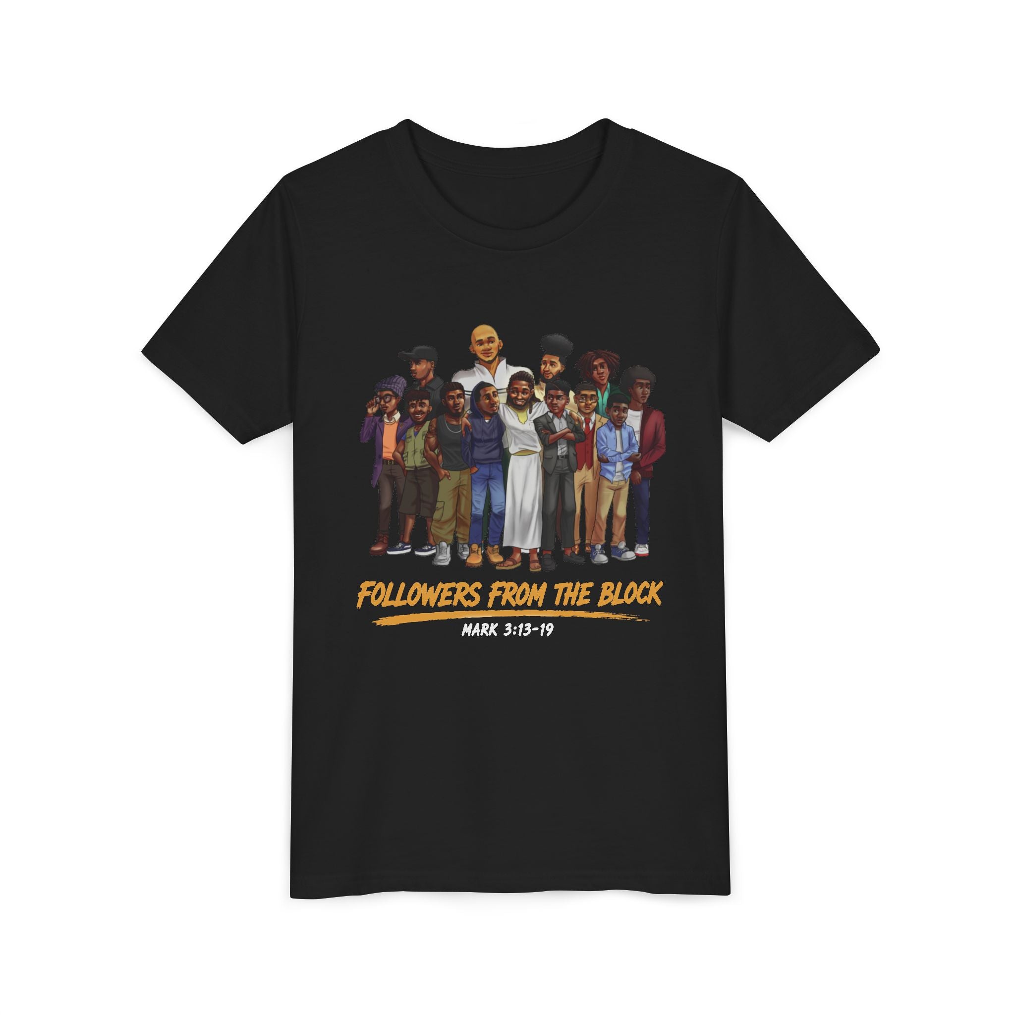 Followers From The Block Youth Tee | Jesus and Disciples, Mark 3:13-19